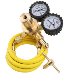 Régulateur d'azote en laiton 0-800 PSI Pression de sortie Filetage d'entrée CGA580 Vanne de réduction de pression N2 pour usage industriel - Product Image 3
