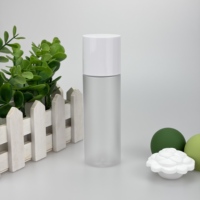 Flacon de soin buccal personnalisé de 100 ml, en plastique transparent, avec bouchon à vis, impression d'un logo sur l'écran, lotion, PET, utilisation industrielle, emballage cosmétique