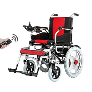 Fauteuil roulant électrique pliable KSM-501 pas cher, en promotion, avec roues de 18 pouces et double moteur de 250 W - Product Image 1