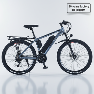 Vélo de montagne électrique à batterie amovible de 26 pouces, frein à disque, personnalisé, pas cher, fabriqué en usine, Mtb Ebike Bicicleta De Montana Eléctrica - Product Image 1