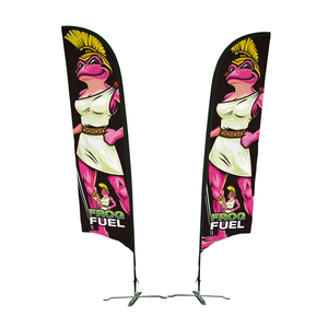 PDYEAR Usine Extérieur Publicité Personnalisée Bannières Volantes Polyester Impression <span class=keywords><strong>Plage</strong></span> Larme Plume Drapeaux - Product Image 4