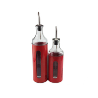 Bouteilles de stockage en verre vides pour épices avec des couvercles verseurs de bonne qualité Utilisation en camping Capacité 360 ml/650 ml