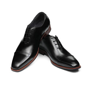 Zapatos formales de hombre personalizados al por mayor, zapatos de vestir de cuero italianos a la moda para boda, zapatos Oxford para hombre que aumentan la altura - Product Image 2