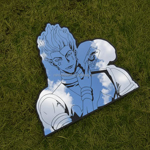 Espejo de Pared con Forma Irregular de Anime Hunter <span class=keywords><strong>X</strong></span> Hunter, Espejo Decorativo de Pared Personalizado, Moderno, de Lujo, Irrompible, para Decoración del Hogar y Hoteles - Product Image 2