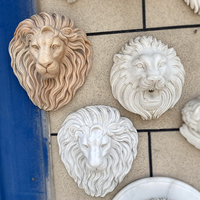 Décoration murale En Marbre Blanc Sculpté à La Main Tête D'éléphant