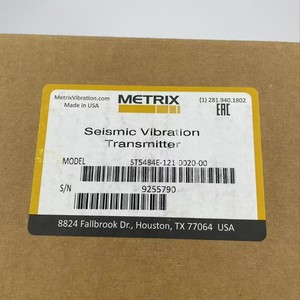 Transmisor de Vibración Sísmica Metrix ST5484E-121-0020-00 Fabricado en EE. UU. - Product Image 1