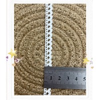 Fourniture en gros de dentelle en coton au crochet, garniture douce pour vêtements et projets d'artisanat, bordure décorative YLC29