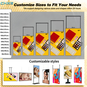 Pantalla Digital Colgante de Alta Luminosidad, Legible Bajo la Luz Solar, 2500 Nits, Orientada a Ventanas, Monitor LCD de 43, 49, 55 y 65 Pulgadas para Publicidad - Product Image 3