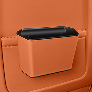 YECAI Luxus Auto-Mülleimer Kreativer Leder-Hängeorganizer für Rücksitz und Seitentür Multifunktionaler Universaler Behälter - Product Image 4