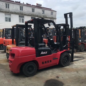 Hot Sale <b>Used</b> Hangzhou A35 3 Ton Diesel Forklift Truck <b>Pallet</b> Stacker with Good Quality Low Price Material Handling - Product Image 2