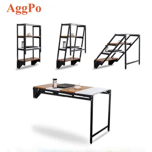 <span class=keywords><strong>Table</strong></span> <span class=keywords><strong>pliante</strong></span> murale à rabat, étagère murale flottante convertible en bureau, <span class=keywords><strong>table</strong></span> multifonction - Product Image 1