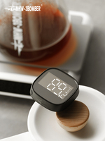 Termometer Makanan Digital Bacaan Instan LCD dengan Probe Baja Tahan Karat dan Klip untuk Susu, Espresso, Barista, dan Pembuatan Minuman