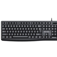Clavier et souris filaires BAJEAL T650 pour ordinateur portable, clavier pleine taille et souris ergonomique USB, nouveau produit en plastique pour ordinateur de bureau