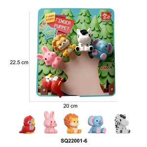 Con Rối Ngón Tay đặt động vật ngón tay con rối đồ chơi cho câu chuyện thời gian trẻ em câu đố giáo dục đồ chơi tùy chỉnh đóng gói - Product Image 5