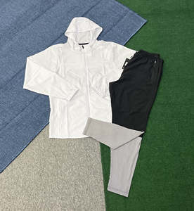 Новая стильная мужская теплая ветровка на молнии 2026 года: тонкий зимний ветрозащитный комплект - Product Image 3