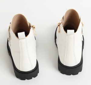 Botas de Tobillo Planas de Cuero Personalizadas para Niños, Otoño/Invierno - Product Image 6