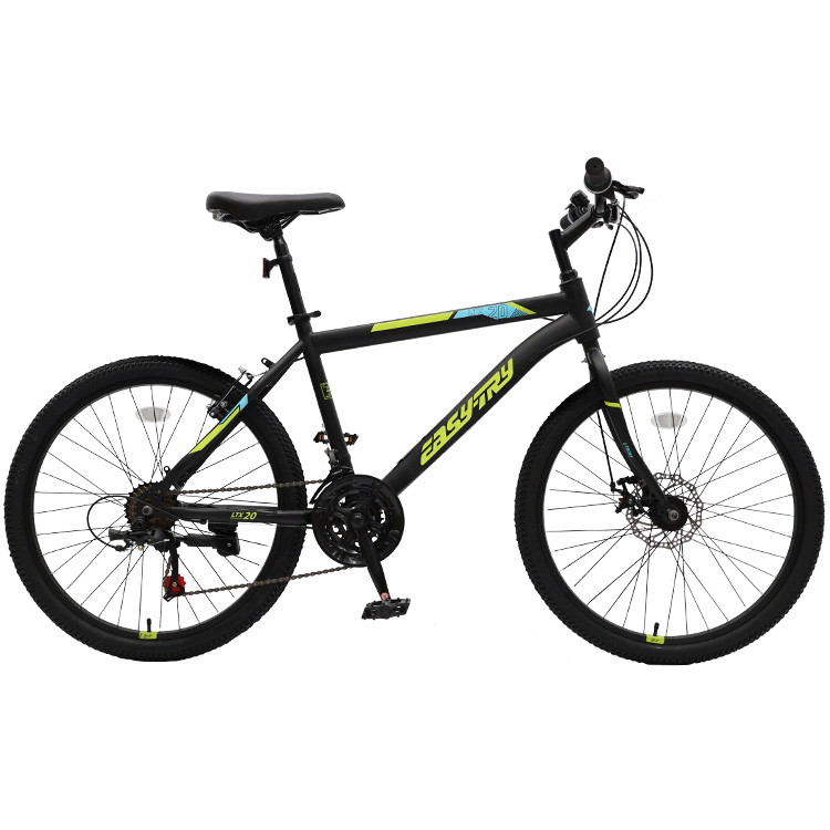 Black with rigid fork