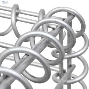 Set Keranjang Gabion Pagar Rantai Berlapis PVC, Dinding Batu, Dinding Penahan Gravitasi Jaring Las, Set Keranjang Galvanis Berlipat - Product Image 3