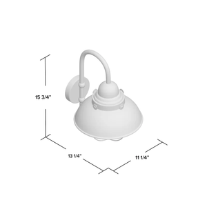 Applique murale classique en forme de cage, 1 pièce, design industriel américain, luminaire décoratif d'extérieur, sonnette, grange - Product Image 4