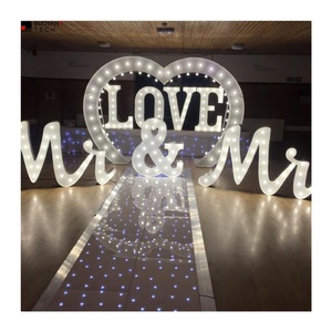 Custom <b>Led</b> Light Marquee Letter Numbers 3ft 4ft 5ft <b>Sign</b> Name Oh Baby Marry Me Big Giant Marquee Letters <b>Sign</b> - Product Image 4