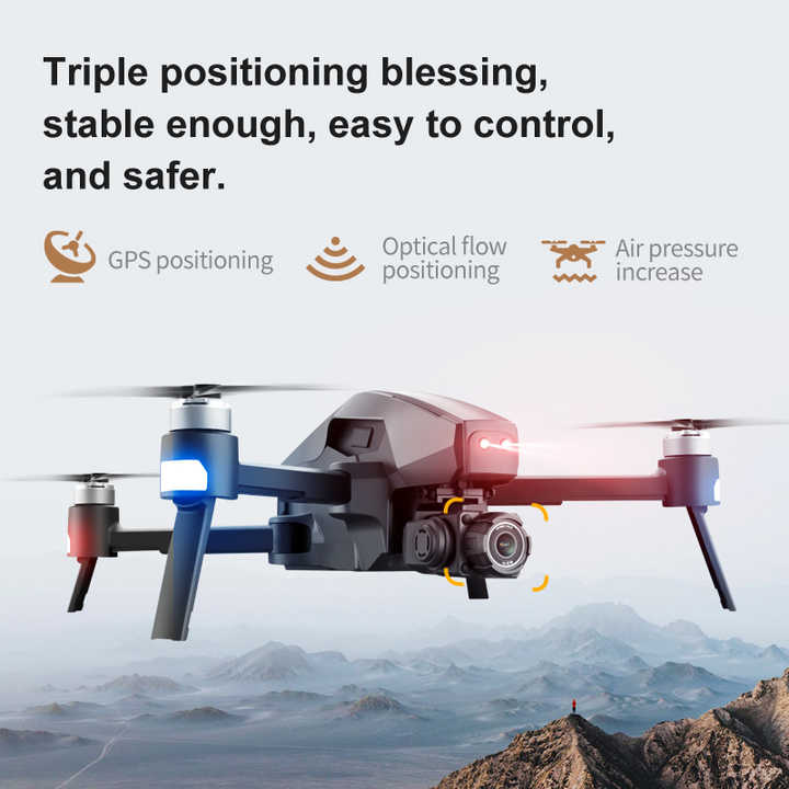 M1 PRO Drone - 6K HD Camera with 2-Axis Gimbal & 3KM Control