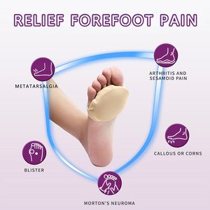 Bantalan Metatarsal ekstra tebal dan besar, Neuroma Morton, pereda nyeri Arthritis dan <span class=keywords><strong>Sesamoid</strong></span> untuk pria/wanita isi 2 pasang - Product Image 3