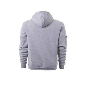 Jaqueta Casual Masculina de Moletom com Zíper e Capuz, Multibolsos, Esportiva, Tamanhos Grandes, para Primavera e Outono - Importada - Product Image 6
