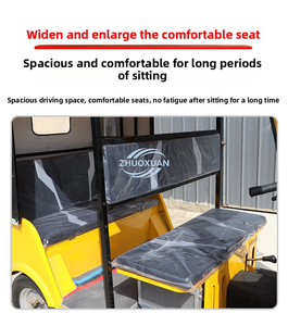 Professional Hotel Concierge Electric Tricycle with Comfortable Seating - Product Image 3