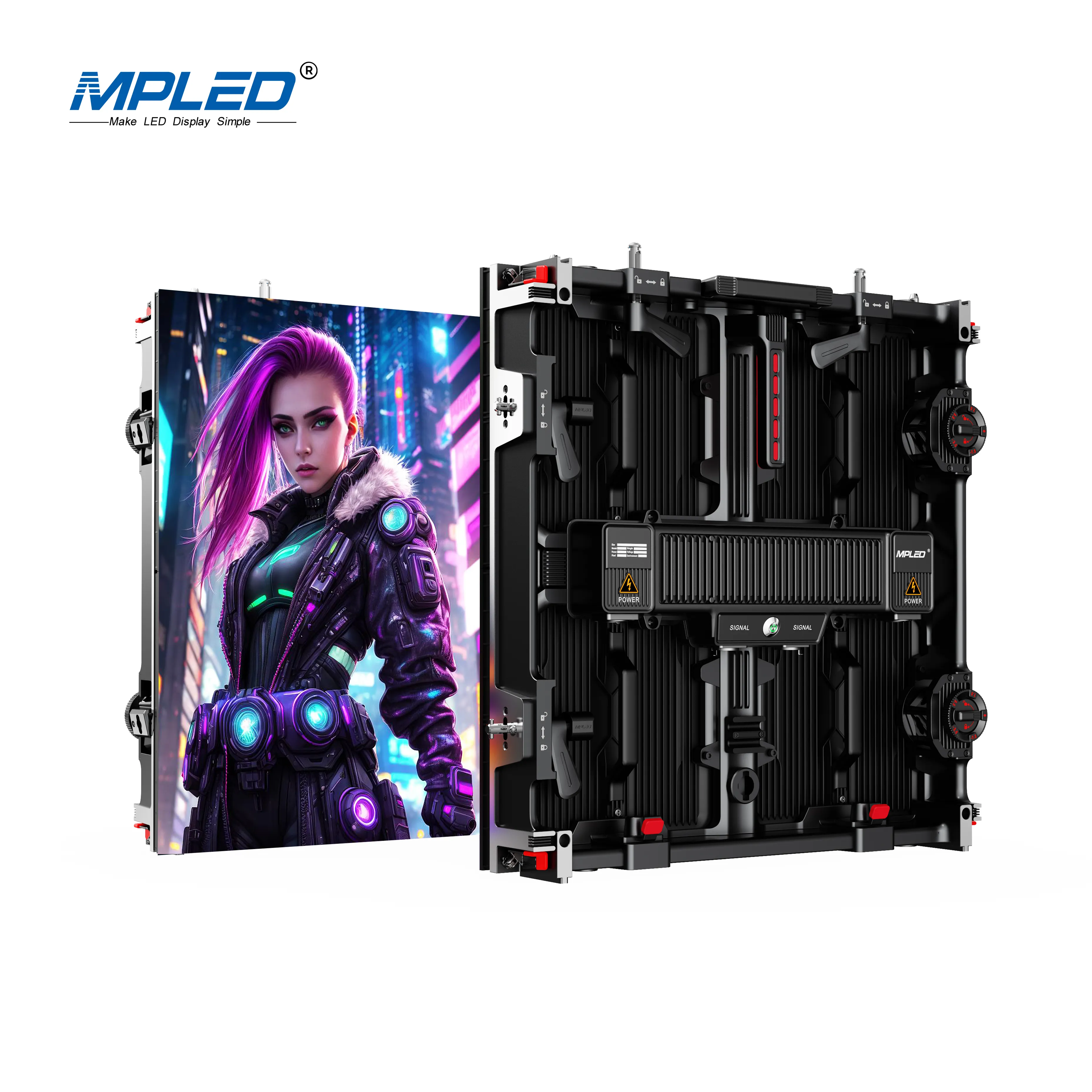 MPLED Rental stage LED display high planéité P1.5 P1.9 P2.5 P2.6 P2.8 P3.9 indoor outdoor location led wall display