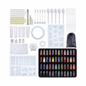 DIY Jewelry Package Epoxy Resin Silicone Jewelry Molds Kit Set Good Quality Ring Bangle Pendant Resin Mold Reusable Cake <b>Tools</b> - Product Image 1