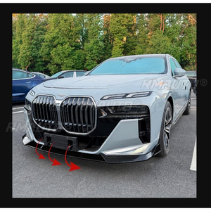 สปอยเลอร์กันชนหน้ารถยนต์ ชิ้นส่วนตกแต่งสำหรับ BMW ซีรีส์ 7 i7 G70 G73 M Sport 2023+ อุปกรณ์ป้องกันกันชน - Product Image 5
