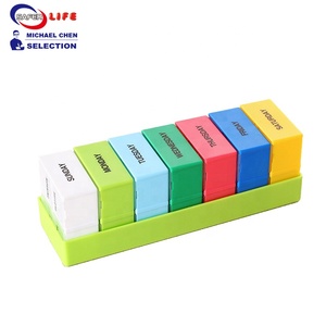 Pill Box C1248 Promotional Pillbox 2017 New Big Compartment Size