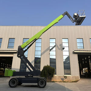 Factory Direct 20m 300kg Luft arbeitsbühne Teleskop ausleger Man Lift Selbst fahrender fahrbarer gerader Ausleger mit CE - Product Image 6