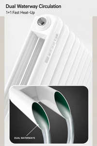 Nouveau <span class=keywords><strong>Radiateur</strong></span> Colonne en Acier SL-H900mm, Vertical Décoratif, <span class=keywords><strong>pour</strong></span> <span class=keywords><strong>Chauffage</strong></span> <span class=keywords><strong>Central</strong></span> à <span class=keywords><strong>Eau</strong></span> Chaude, Mural, Style Européen, <span class=keywords><strong>pour</strong></span> la Maison - Product Image 6