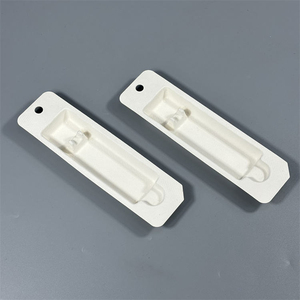 Vassoio Interno in Polpa Modellata Personalizzata, Materiali Riciclati, Supporto Interno in Polpa di Carta Bianca, Confezione Regalo per Bottiglie di Profumo e Alimenti - Product Image 1