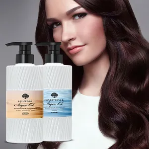 Natural Source Ingredients Private Label Repairing Hair Care Argan Oil Hair Shampoo And Conditioner Set