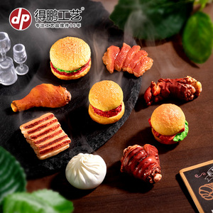 Juego de juguetes de comida en miniatura, accesorios de resina para casa de muñecas, serie de comida cotidiana para niños de 5 a 7 años - Product Image 2