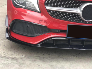 Cho W117 ABS Phía Trước Lip Spoiler Flap Canards Cho Benz <span class=keywords><strong>Cla</strong></span> Class Cla45 AMG 2016-2018 Xe Bumper Trim Bao Gồm - Product Image 4