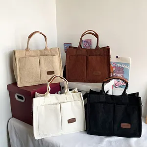 Fashionable Plain Tote Bags Women Handbags Ladies Shoulder Bags Luxury Purses and Handbags