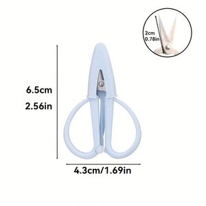 20 Mini Tijeras de Costura de Colores Sólidos, Tijeras de Bordado Portátiles, Protectoras, Seguras y Afiladas para Punto de Cruz y Manualidades con Aguja - Product Image 2