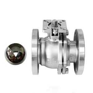   Robinet à boisseau sphérique en acier inoxydable de 2 pouces PN16 à coupure d'urgence avec bride de régulation en V - Product Image 2