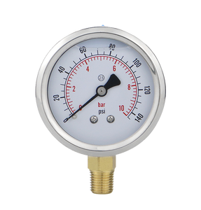 Манометр с масляным наполнителем 2.5% индивидуального логотипа, точный тестовый измеритель, нижняя резьба M14 * <span class=keywords><strong>1</strong></span>,5, давление мПа жидкости - Product Image 2