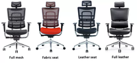 Chaise ergonomique en maille avec soutien lombaire pour poste de travail et cadre dirigeant