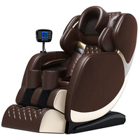 Moderner Leder-Massagesessel mit Ganzkörper-Schwerelosigkeitsfunktion, Elektrischer Massage, Luftdruck und Mehrfach-Massageprogrammen für Entspannung zu Hause