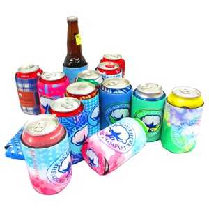 RYO Promotionnel – Glacière pliable isotherme en néoprène de 12 oz, couleur unie, imperméable, pour canettes, impression par sublimation - Product Image 4
