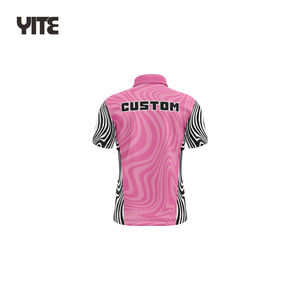 All'ingrosso polinesiano Design tribale personalizzato equipaggio sublimato Polo da <span class=keywords><strong>uomo</strong></span> strisce zebrate Golf Wear Polo Unisex - Product Image 3