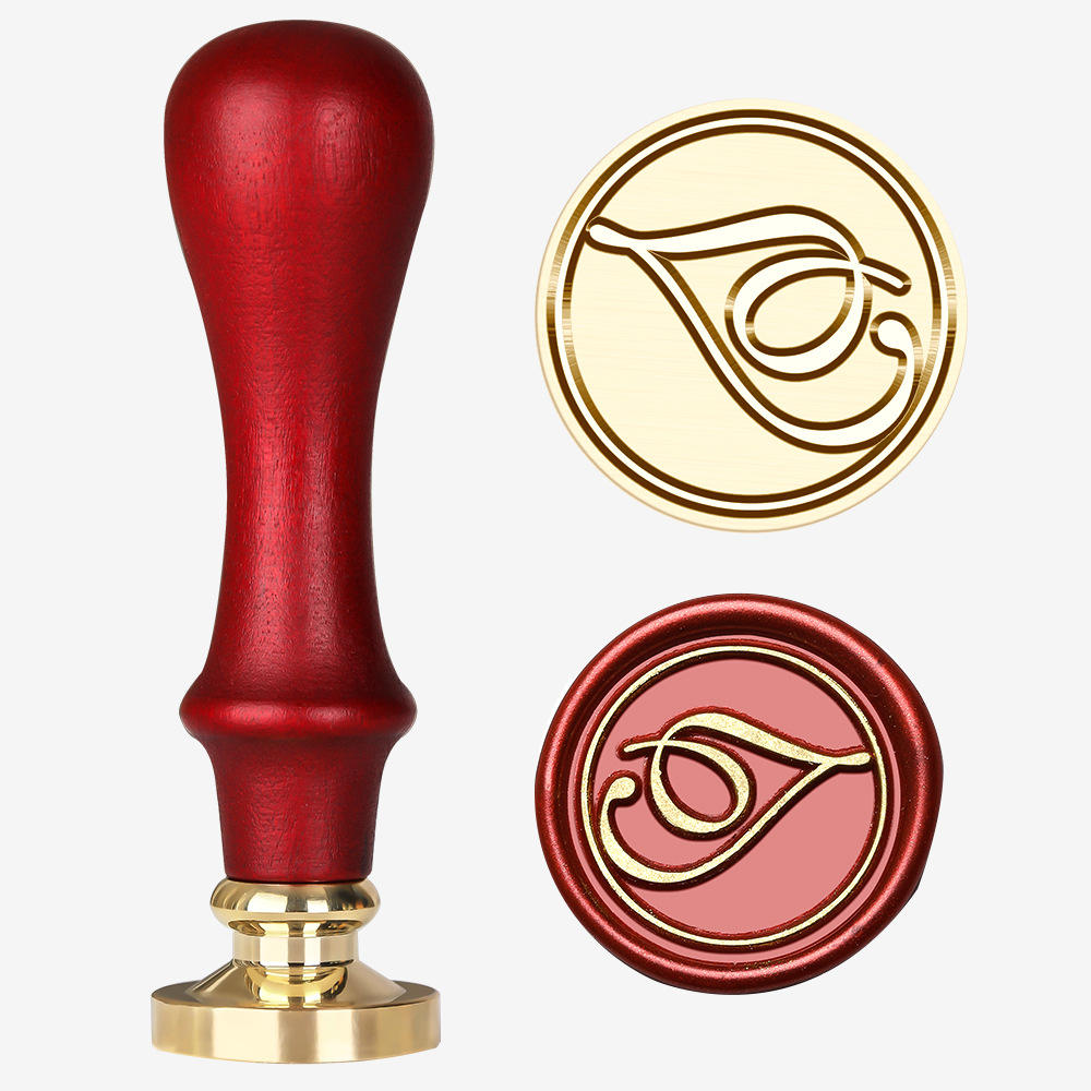 T-shirt de style coréen avec un seul tampon (manche en séquoia et tête de tampon)