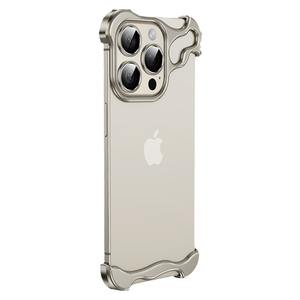 Style de luxe Anti-Drop Frameless Bare Feel avec <span class=keywords><strong>coque</strong></span> de téléphone en métal irrégulier pour Iphone 15 16 14 13 12 Pro Max - Product Image 1
