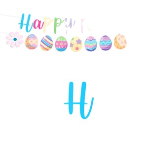 DAMAI Easter Party Tableware Set Easter Bunny Decoration with Paper Plates and Napkins for Easter Home Party Favors Supplies - Product Image 5