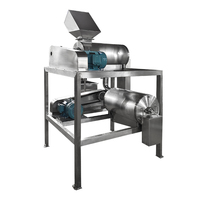 Machine d'extraction de pulpe de mangue automatisée intelligente Système de préparation des fruits Production de confitures et de compotes Dépulpeuse de fruits de précision
